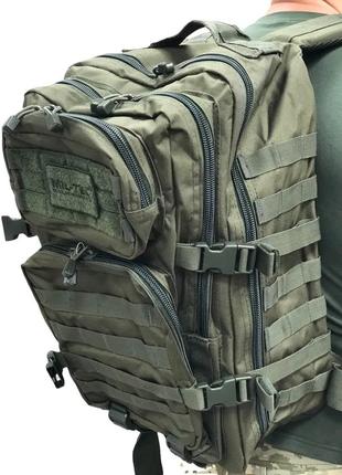 Рюкзак армійський mil-tec assault 36l, тактичний, штурмовий, олива об'єм 36-40 л.6 фото