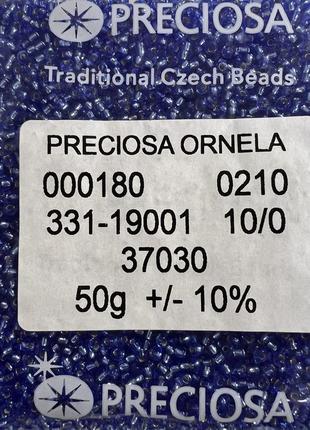 Бисер чешский preciosa 10/0 № 37030, упаковка 10г