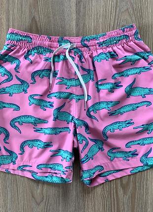 Мужские пляжные плавательные шорты с принтом крокодила chubbies