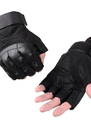 Тактические перчатки без пальцев, мужские армейские военные