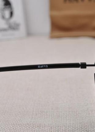 Фирменные солнцезащитные фотохромные очки  havvs polarized hv68009 круглые с боковой шорой хамелеон9 фото