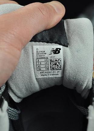 Кроссовки new balance 574 арт 21192 (человечи,рамебилёнс)4 фото