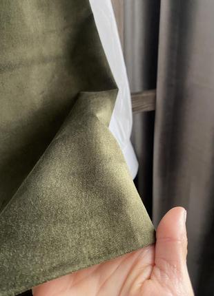 Stewart parvin дизайнерская кожаная замшевая юбка2 фото