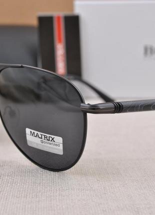 Фирменные солнцезащитные мужские очки matrix polarized mt8197 капля авиатор2 фото