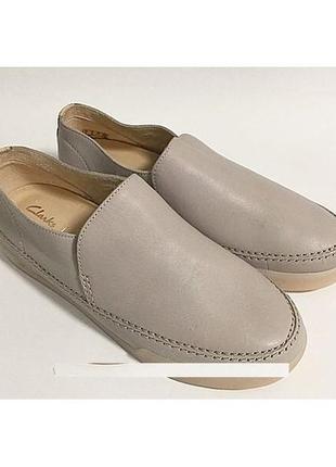 Р.36 clarks женские кожаные слипоны  оригинал