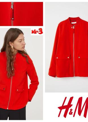 ♥️1+1=3♥️ h&m яркий женский бомбер