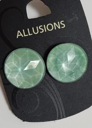 Серьги Allusions английский винтаж