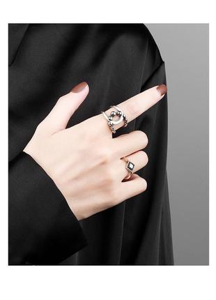 Кільце кольцо колечко перстень каблучка срібло стильне модне нове2 фото