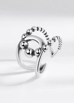 Кільце кольцо колечко перстень каблучка срібло стильне модне нове3 фото