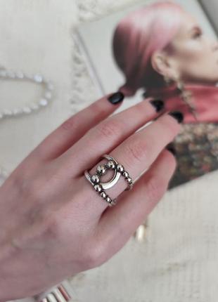 Кільце кольцо колечко перстень каблучка срібло стильне модне нове5 фото