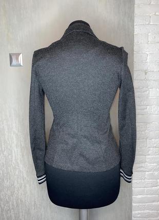 Трикотажный пиджак жакет кардиган в стиле кэжуал stret one xs/s2 фото