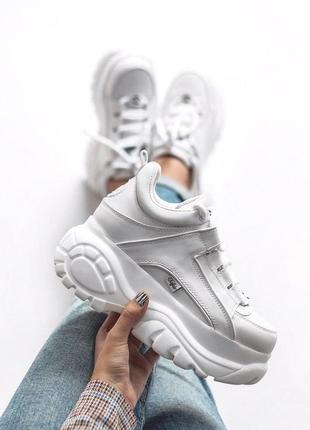 Шикарні жіночі кросівки на платформі white buffalo 😍 (весна/ літо/ осінь)