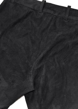 H&m круті лосіни під замшу,чорного кольору9 фото