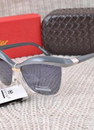 Фирменные солнцезащитные  очки  eternal  в прозрачной оправе1 фото