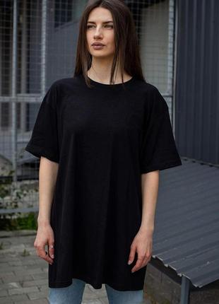 Оверсайз женская футболка without 20 l/xl черная
