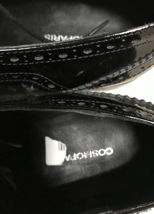Туфли кожаные оксфорды стильные модные дорогой бренд cosmoparis размер 412 фото