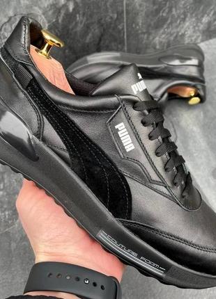 Чоловічі шкіряні кросівки puma