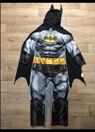Карнавальный костюм на праздник супергерой бетмен темный рыцарь на 5-6 лет рост 110-116 см