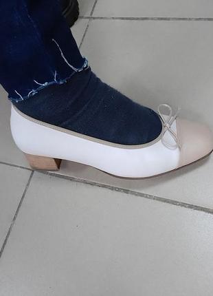 Туфли кожаные р.39-40