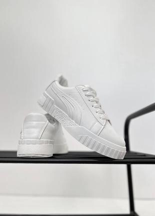 Кроссовки женские эко-кожа, белого цвета 36-41р