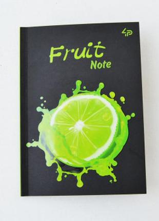 Блокнот а5 з кольоровими аркушами profi frutti green 80 сторінок арт. 900121