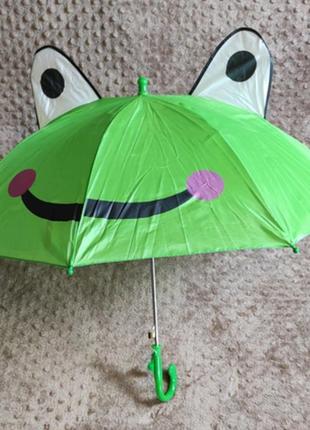 Зонт-трость детский с ушками1 фото