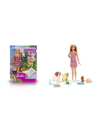 Ігровий набір лялька барбі дитячий садок цуценят, оригінал barbie doggy daycare3 фото