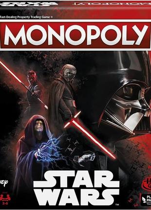 Monopoly star wars dark side (монополия звездные войны: темная сторона, английский)