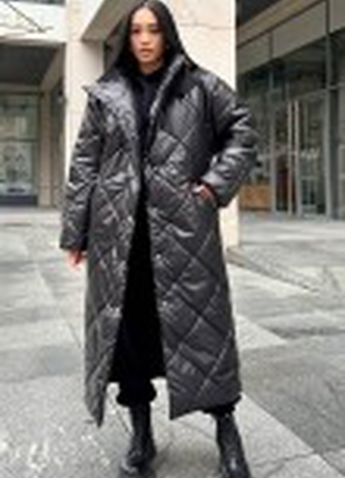 Зимнее пальто ремми хаки5 фото