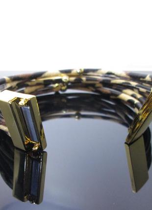 Шикарный браслет леопард прикраса украшение роскішний анімалістичний3 фото