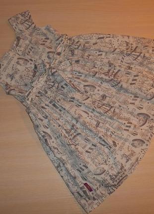 Нарядное пышное платье, сарафан emma bunton  3-4 года, 98-104 см, оригинал3 фото