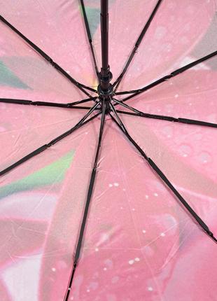 Женский зонтик полуавтомат атлас от фирмы "серебряный дождь"6 фото