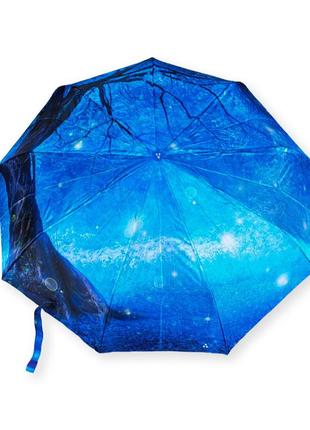 Женский зонтик полуавтомат атлас от фирмы "серебряный дождь"1 фото