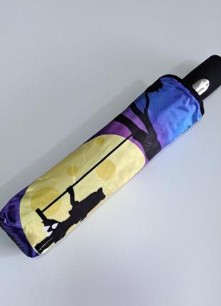 Женский зонтик полуавтомат атлас от фирмы "серебряный дождь"2 фото