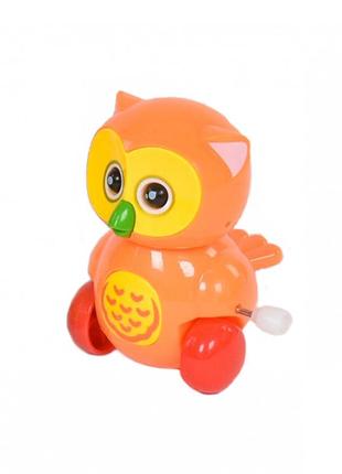 Заводная игрушка 6621 "сова" (оранжевый)