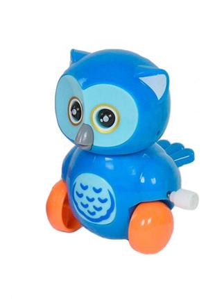 Заводная игрушка 6621 "сова" (синий)