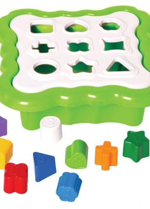 Детская развивающая игрушка сортер "умные фигурки" 39521, 10 фишек в наборе