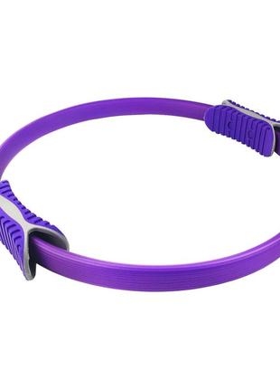 Спортивний тренажер ms 2287 кільце для пілатесу, діаметр 36,5 см (фіолетовий)1 фото