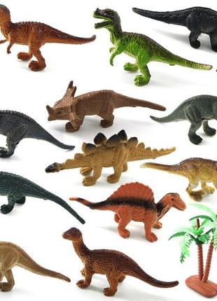 Ігровий набір "фігурки тварин" t3014-84 у колбі (динозаври)
