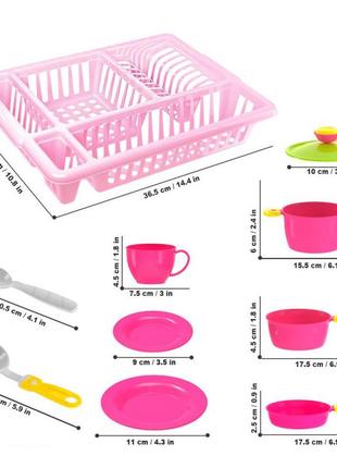 Дитячий набір "кухонний набір no5" технок 3282txk з підставкою для суші2 фото