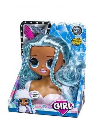 Іграшкова лялька для зачісок і макіяжу lol lk1071, 4 різновиди (блаките волосся)1 фото