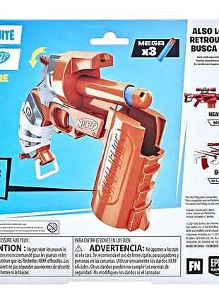 Бластер нерф фортнайт nerf fortnite flare dart blaster hasbro іграшковий пістолет, зброя 5