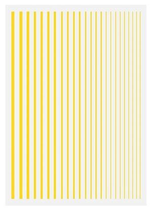 Гнучка стрічка для дизайну, жовтий неон, 1 шт.1 фото