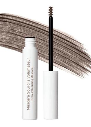 Туш для брів №02 темно-коричневий volumizing eyebrow mascara embryolisse, 5 мл