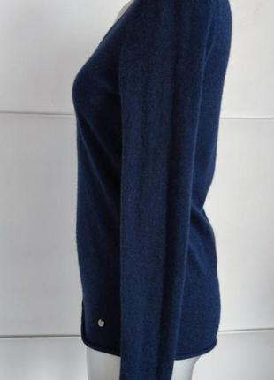 Кашеміровий светр avenue foch темно-синього кольору4 фото