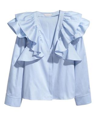 Стильна блуза нова з воланами h&m2 фото