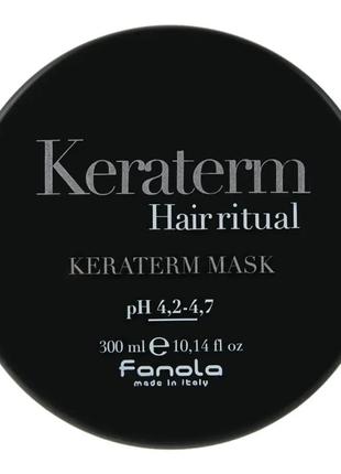 Fanola keraterm маска для реконструкції пошкодженого волосся3 фото