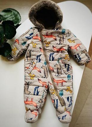 Демісезонний комбінезон на хлопчика 6-9 міс