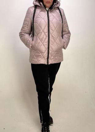 Куртка весняна с капюшоном.