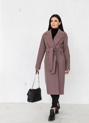 Якісне жіноче кашемірове пальто міді венеція